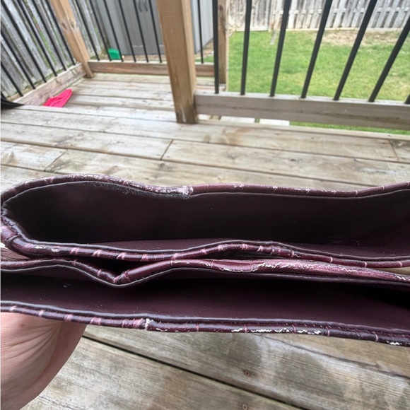 Vince Camuto Fendels Leather Croc Embossed Boots Womens 10 M EU 42s Redwood - Picture 9 of 14